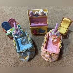 Loving family Colorful Dollhouse Nursery Set